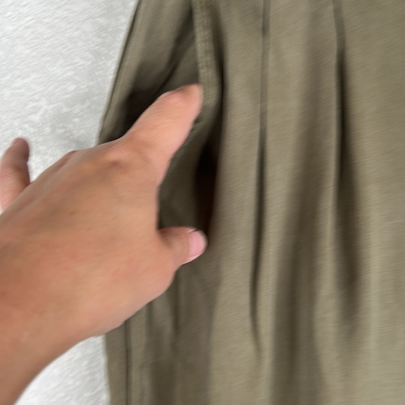 GAP Olive Green Lyocell Pants Size 2 Regular - Picture 4 of 9